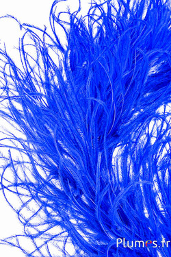 Strauss Strähne - 10 cm - blau